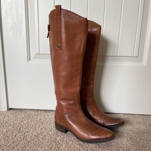Sam Edelman Penny Whiskey genuine leather riding boots size 6.5
